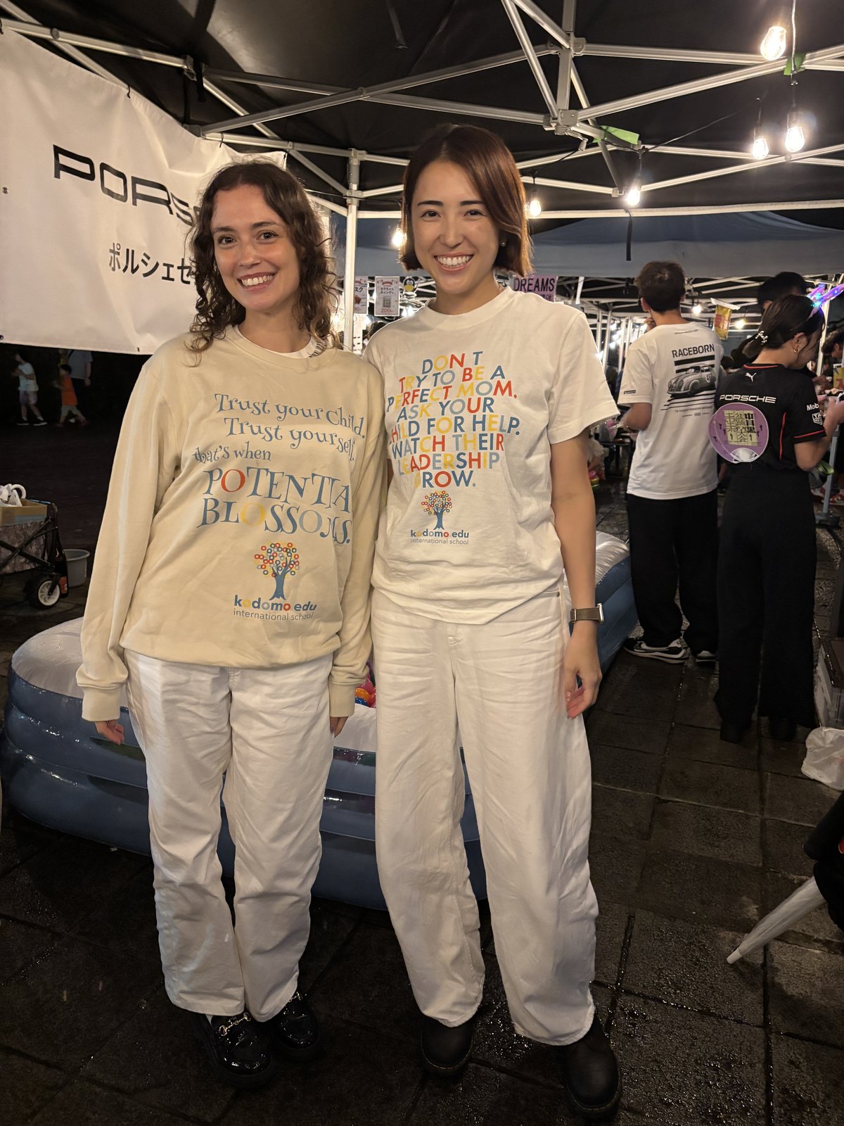 ブースを担当したKodomo eduのスタッフ